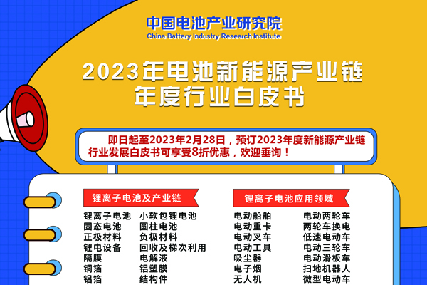 重磅！8折優惠！2023年度新能源產業鏈行業發展白皮書開啟預訂