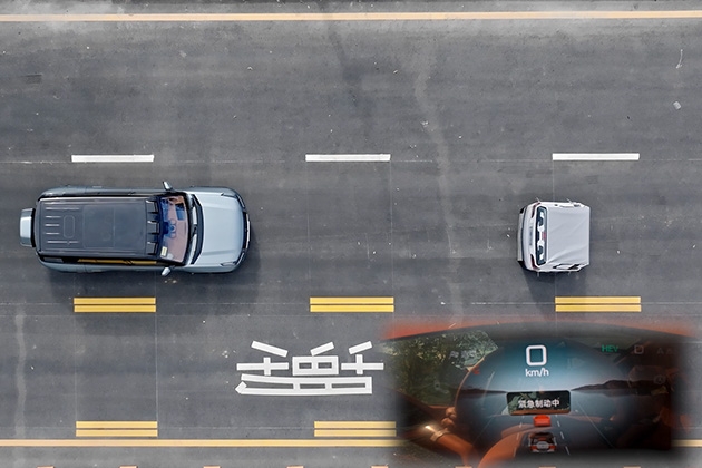比亞迪AEB系統(tǒng)測(cè)試視頻被曝光 實(shí)現(xiàn)130km/h制動(dòng)并剎停