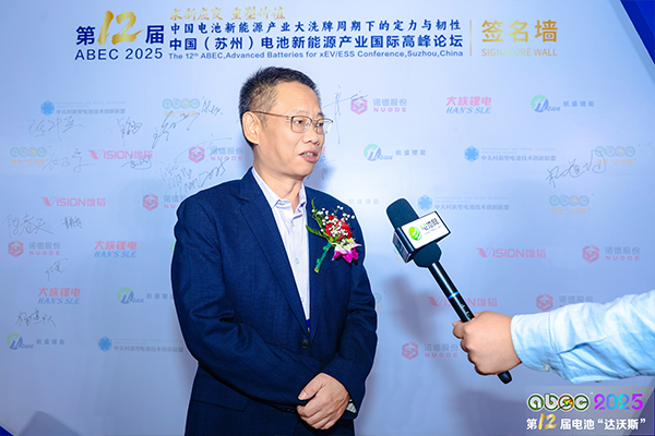大族鋰電董事長(zhǎng)王瑾 