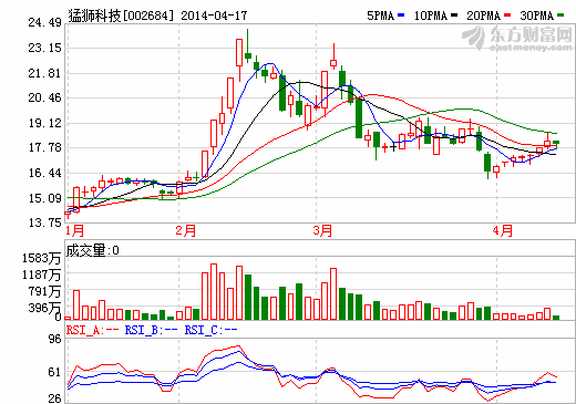猛獅科技定增募集3.26億元補充流動資金
