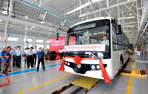 東風(fēng)股份新能源客車陣地湖北襄陽投入使用