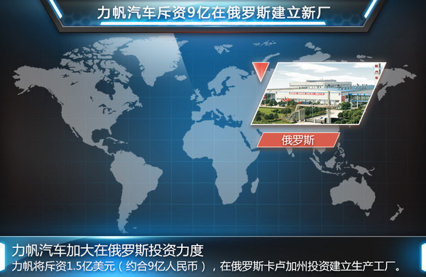 力帆斥資9億海外建廠 旗艦轎車(chē)明年投產(chǎn)