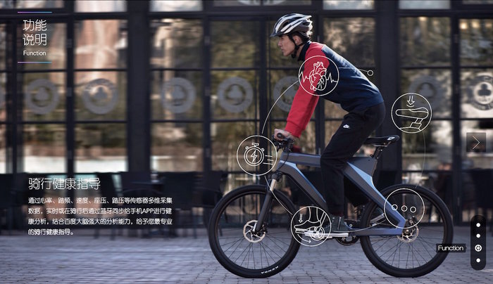 它是一部“Baidu”牌的智能單車。現在，百度給它的官方名稱是“DuBike”。