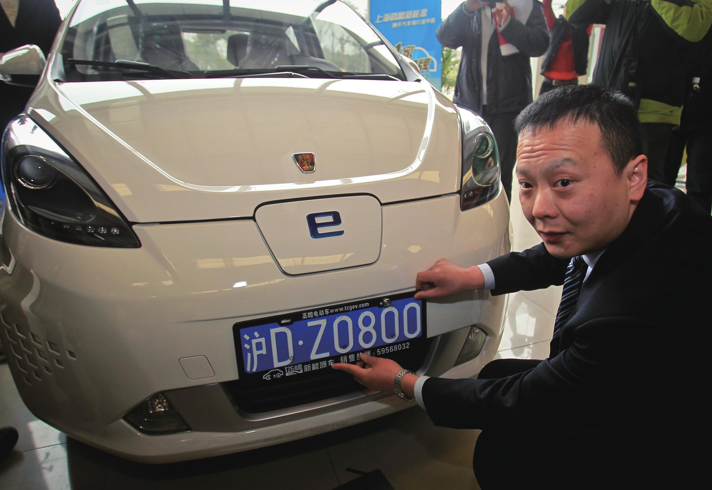 上海試行新能源汽車分時租賃 每分鐘租車費(fèi)0.5元