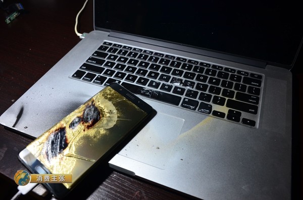 央視曝光：國行爆炸Note7檢測(cè)報(bào)告 是電池自燃非外部加熱