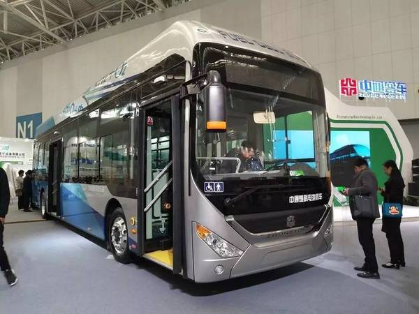 400公里續航 中通12米氫燃料電池客車上市