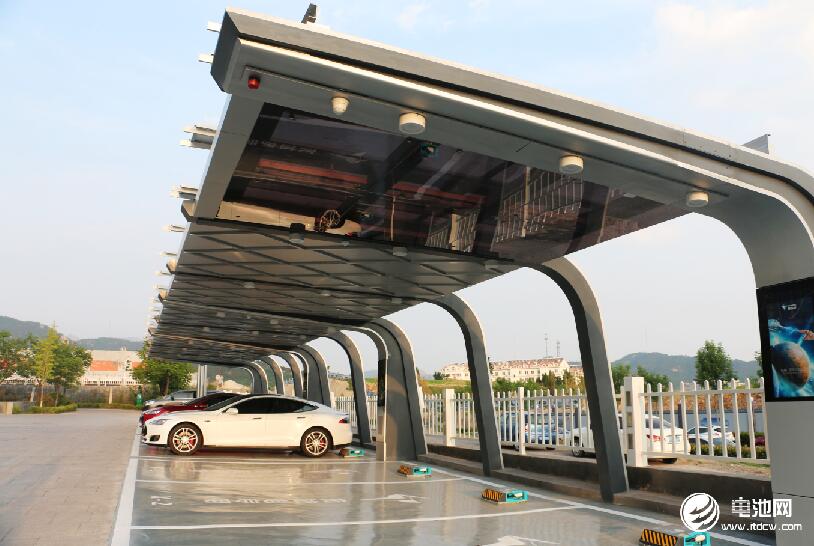 特來(lái)電智慧車棚