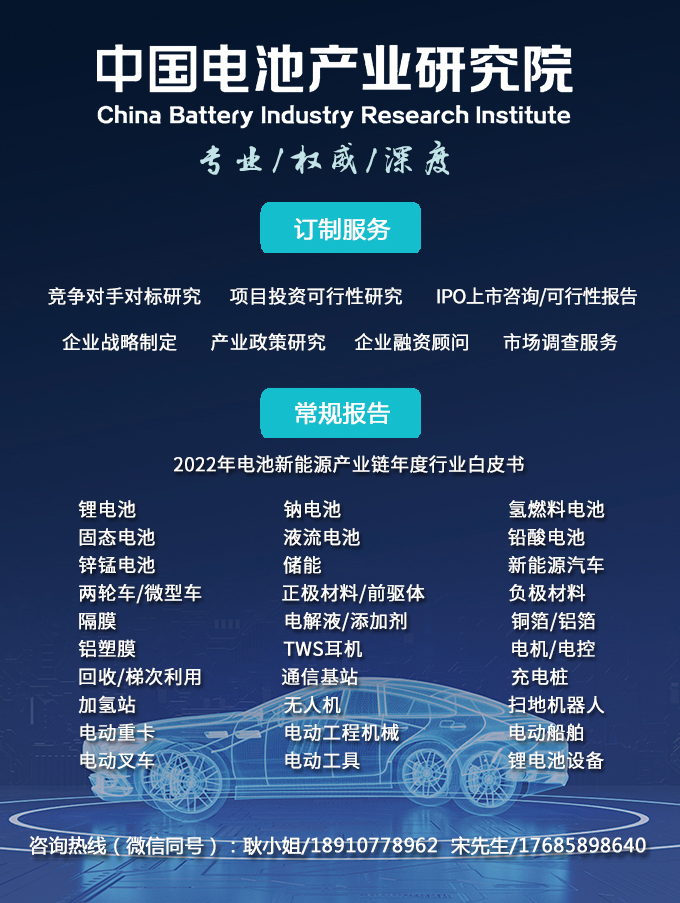 2022年電池新能源產(chǎn)業(yè)鏈行業(yè)白皮書詳細名單出爐