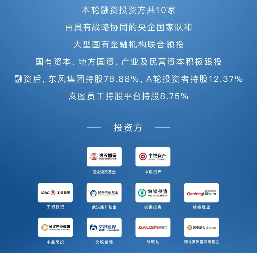 嵐圖汽車(chē)宣布完成了近50億元A輪融資