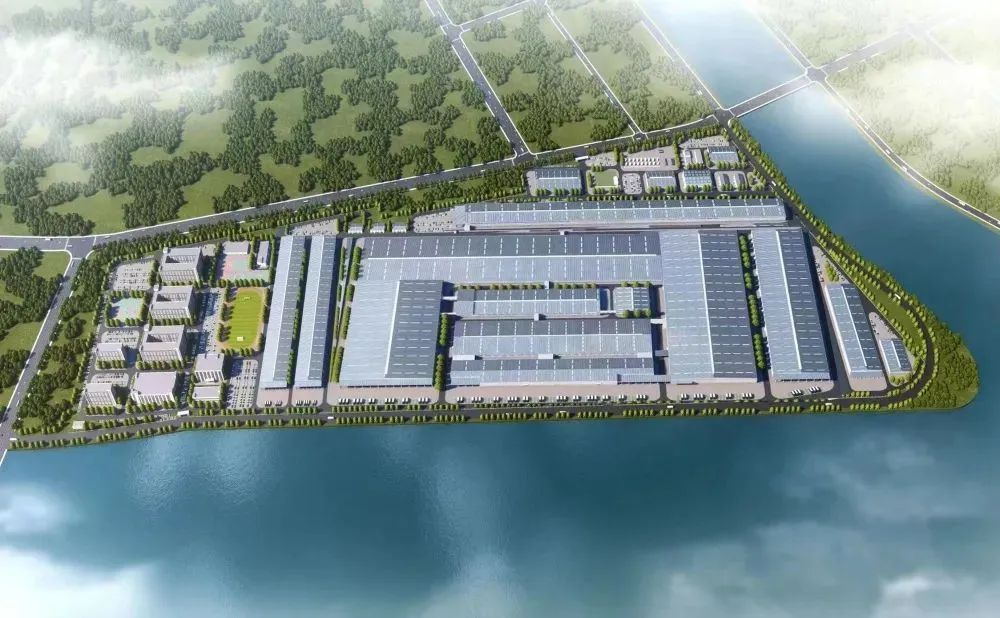 比亞迪新能源動(dòng)力電池生產(chǎn)基地效果圖