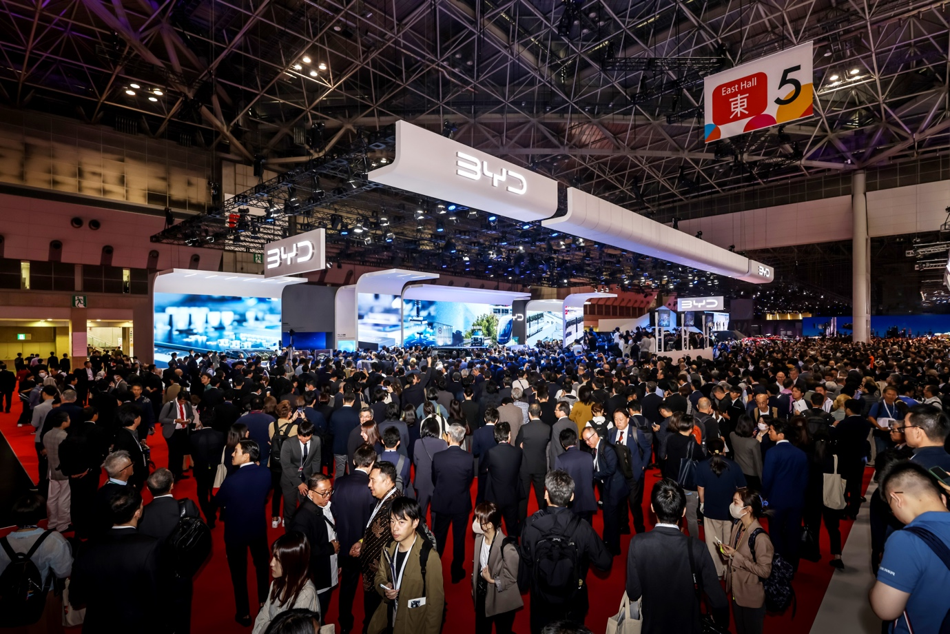 比亞迪參加2023年日本移動出行展